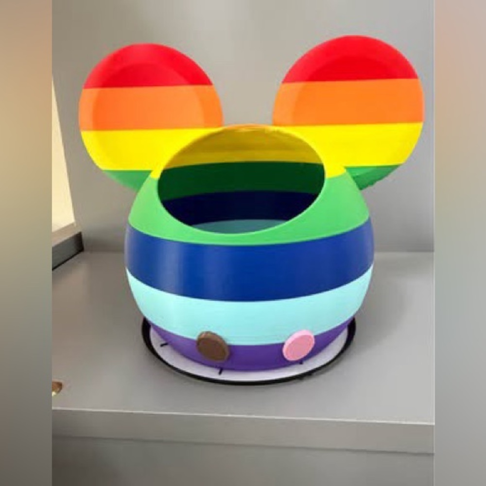 Progress Pride Mickey Mouse 3d Printed Ear Planter / Storage Bowl